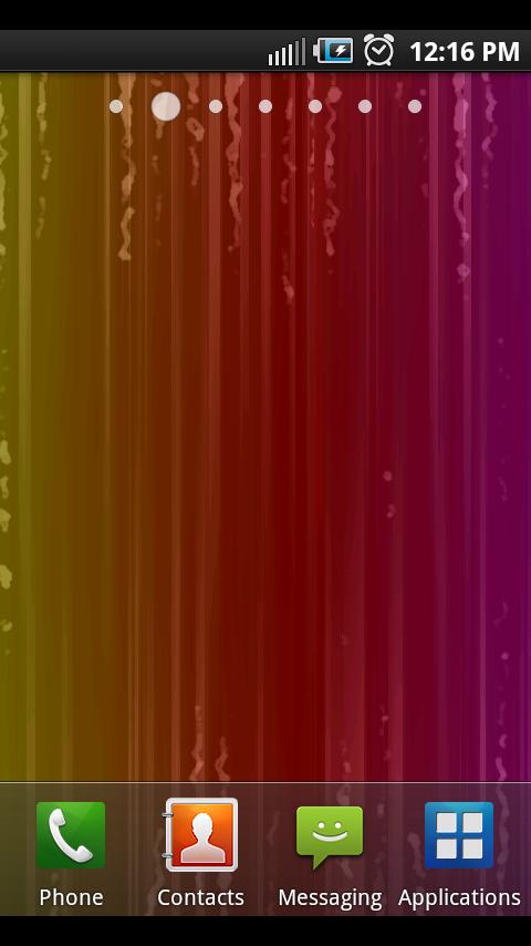 Rainbow Blinds Live Wallpaper Android Themes