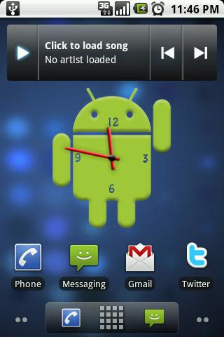 Android Big Clock Widget V2 Android Themes