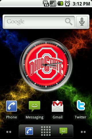 Ohio State Big Clock Widget Android Themes