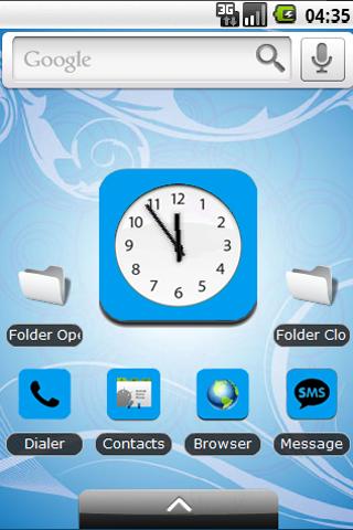 Baby Blue Theme iPad/iPhone