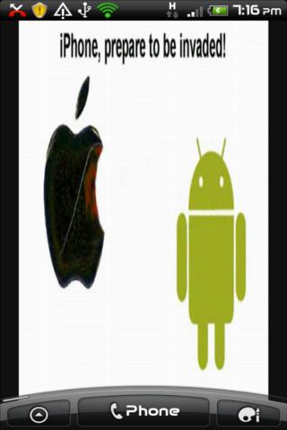 Android Invades Apple LWP Android Themes