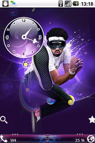Hip-hop dancer Android Themes
