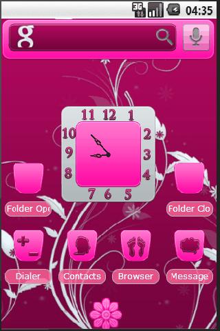 WinePink Theme Android Personalization
