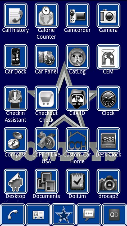 Dallas Cowboys ADW Theme Android Themes