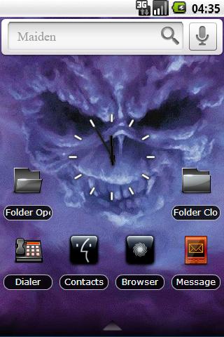 Iron Maiden – Black Icons Android Themes