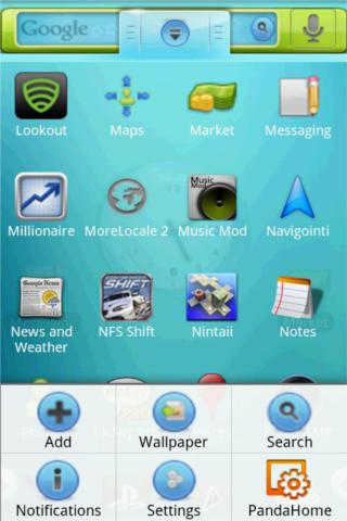 Aqua Blue Theme Android Themes