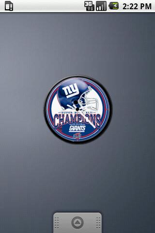 New York Giants Clock 4 Android Themes