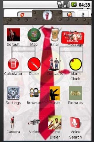Shaun of the Dead Red Theme Android Themes