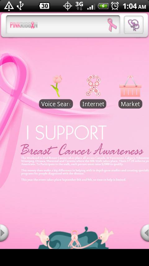 Breast Cancer: Race 4 The Cure Android Themes