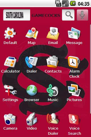 University of South Carolina Android Themes