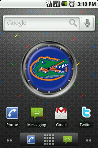 Florida Gators Clock Widget Android Themes