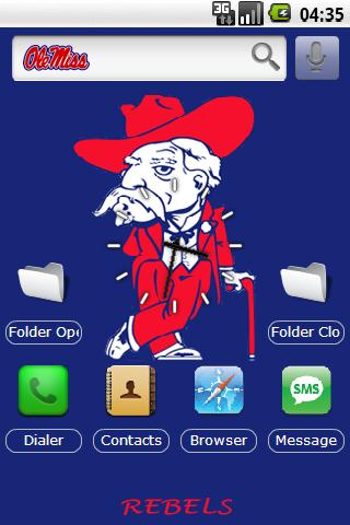 U. of Mississippi iPhone icons Android Themes