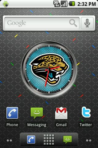 Jaguars Clock Widget Android Themes