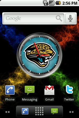 Jaguars Clock Widget Android Themes