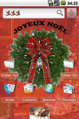 Joyeux Noel Android Themes