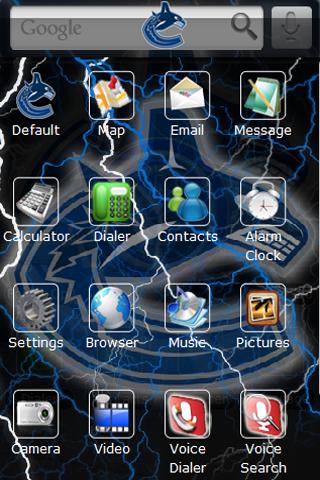 Vancouver Canucks Android Themes