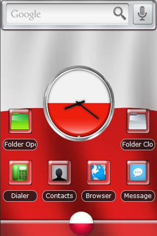 Poland Flag [Polska Flaga] Android Themes