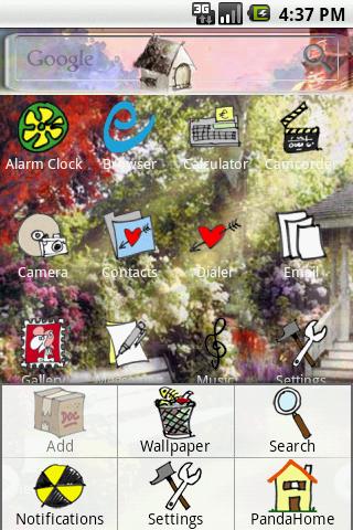 HD Theme:Fairy World Android Themes