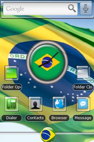 Brazil Flag Theme Android Themes