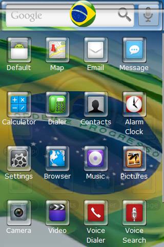 Brazil Flag Theme Android Themes