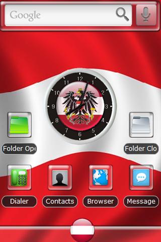 Austria Flag Theme Android Themes