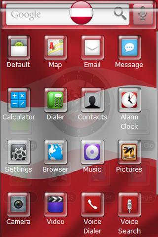 Austria Flag Theme Android Themes