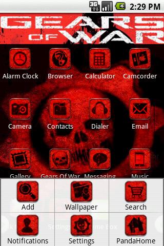 HD Theme:Gears Of War Android Themes