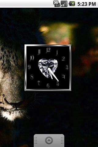 HQ Diamond Clock Android Themes