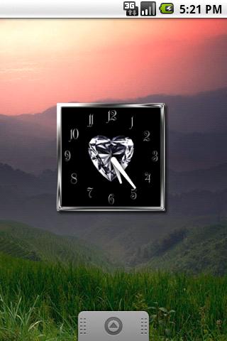 HQ Diamond Clock Android Themes