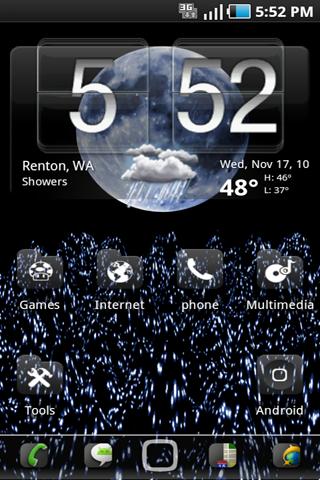 Blue Moon Live Wallpaper Android Themes