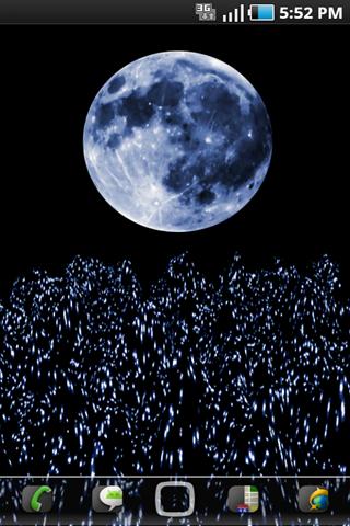 Blue Moon Live Wallpaper Android Themes