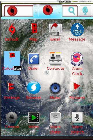 Tropical Hurricane Theme Android Themes