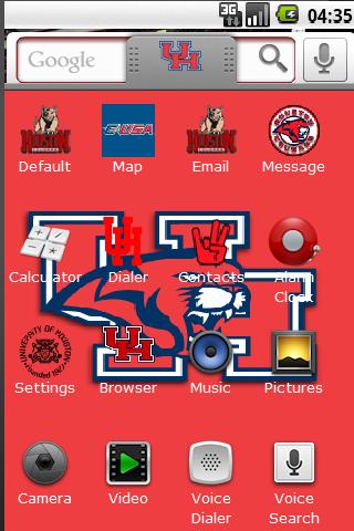 Houston Cougars Theme Android Themes