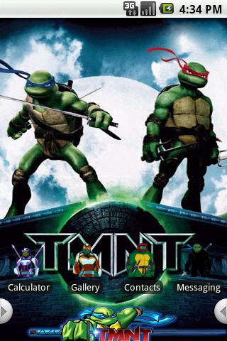 HD Theme:Ninja Turtles Android Themes