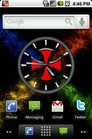 Independent Big Clock Widget Android Themes