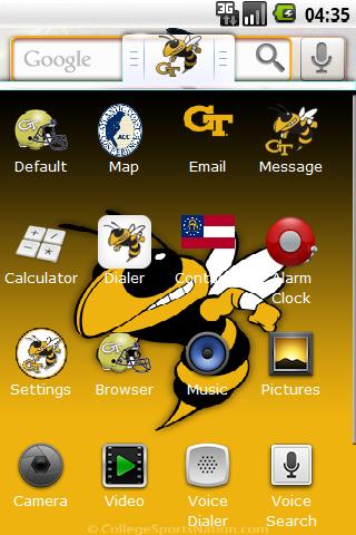 Georgia Tech Theme Android Themes