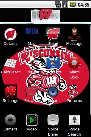 Wisconsin Badgers Theme Android Themes