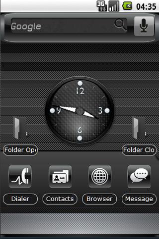 Carbon Black 2 Android Themes