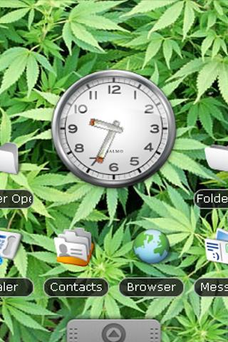 Marijuana 2 Joints Theme Android Themes