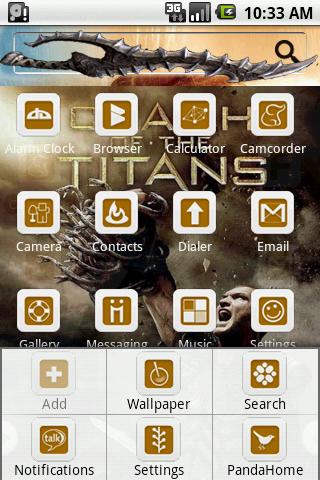 HD Theme:Clash TiTans Android Themes