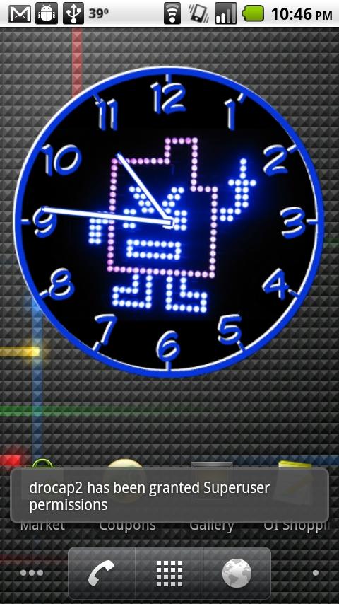 Aqua Teen Alien Finger Clock Android Themes