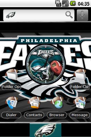 Theme: Philadelphia Eagles Android Personalization