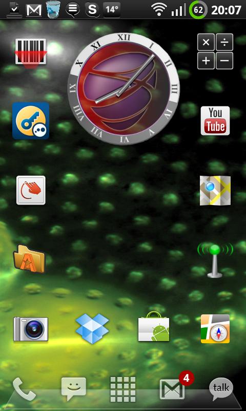 Green Algae Underwater LW Android Themes