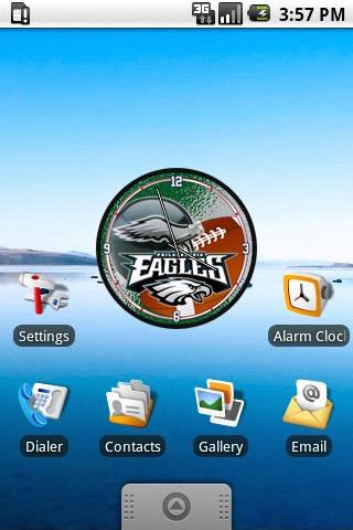 Philadelphia Eagles Clock Wid. Android Personalization