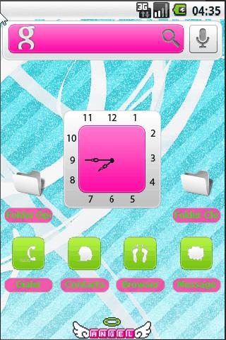 Angel Theme Android Personalization