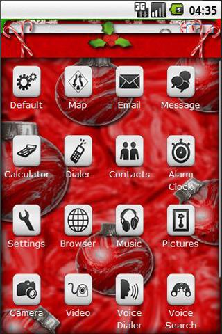 HD Christmas Red/Green Theme Android Themes