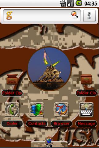 USMC Marines Theme Android Themes