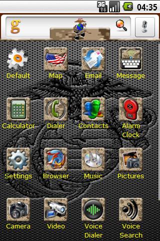 USMC Marines Theme Android Themes