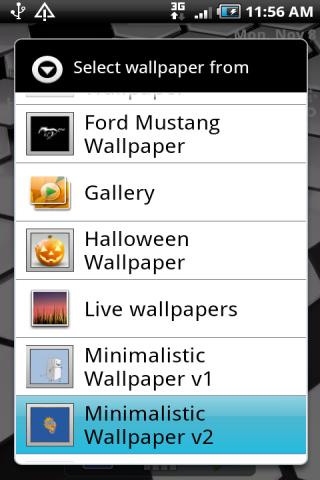 Minimalistic Wallpaper v2 Android Themes