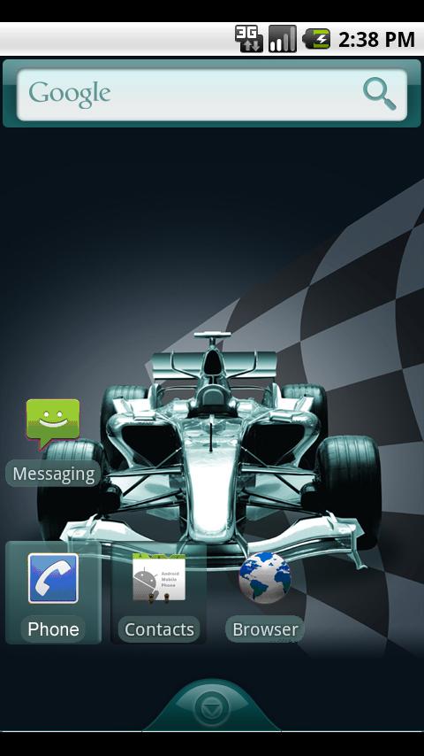 Racing Car Theme Android Themes